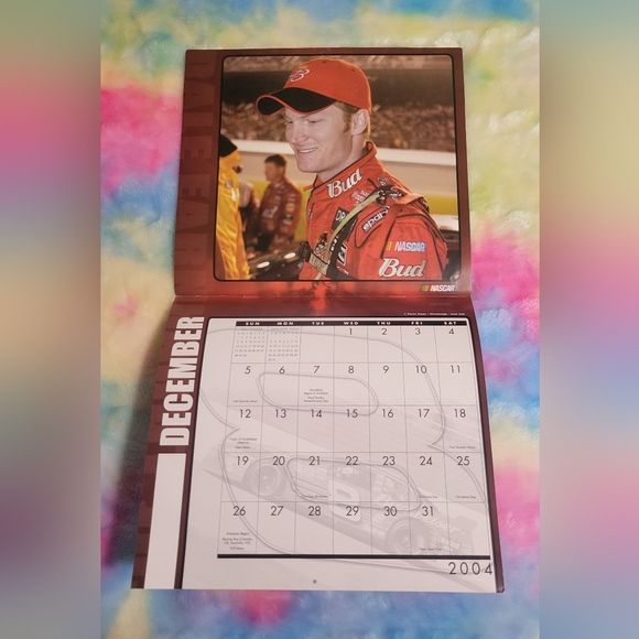 Official Dale Earnhardt Jr. NASCAR 2004 Calendar Collectors Merch - Picture 6 of 8